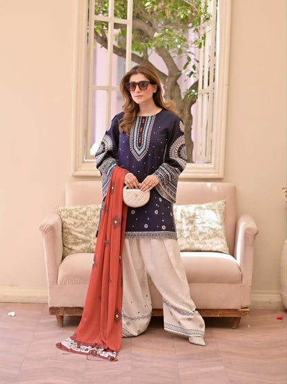 RANGRAIZ Embroidered 3PC