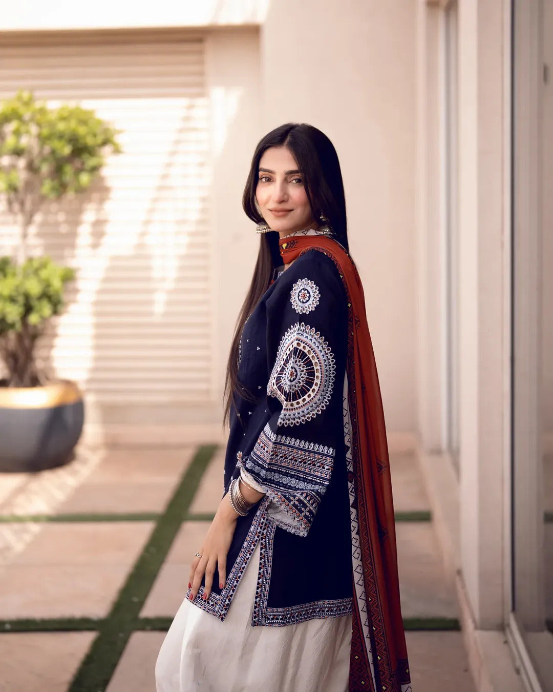 RANGRAIZ Embroidered 3PC