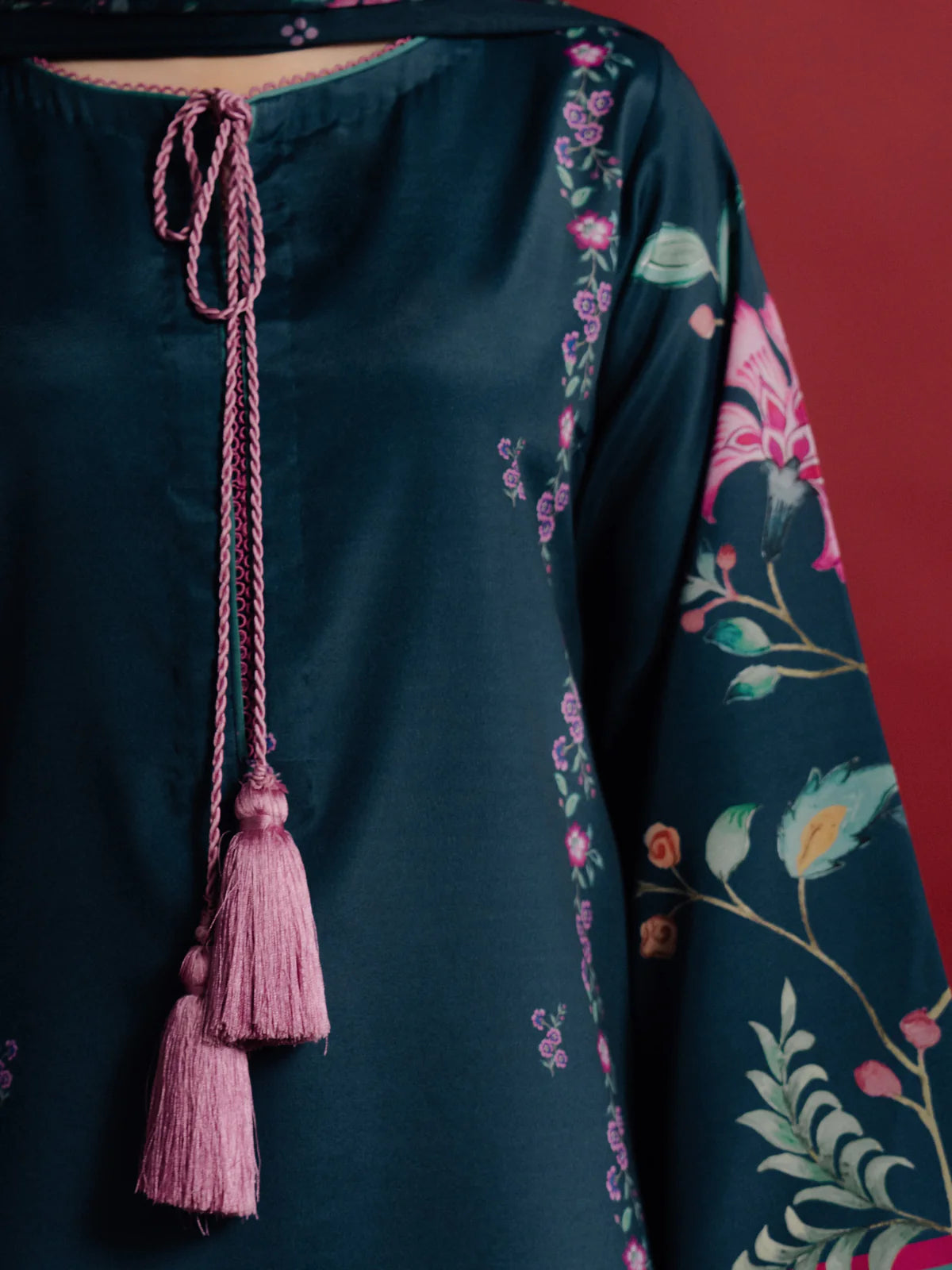 Shab-e-Ghum – Printed 3-Piece Dress (Stitched)