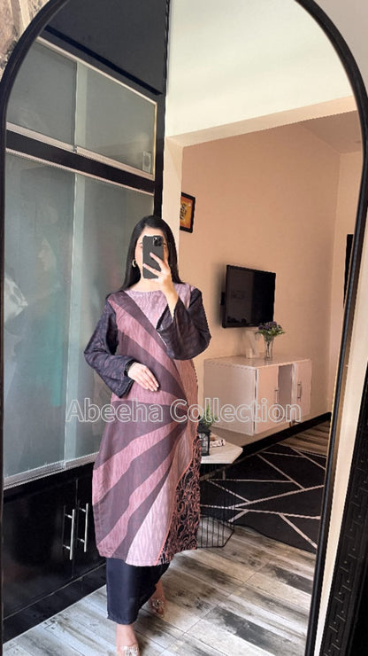 Elegant Printed 2Pcs