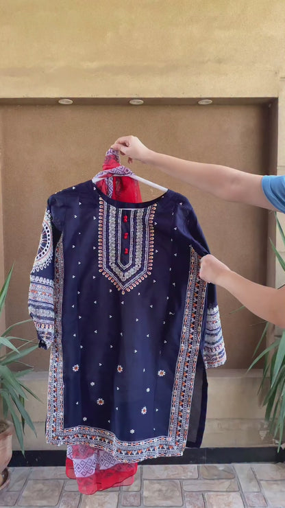 RANGRAIZ Embroidered 3PC