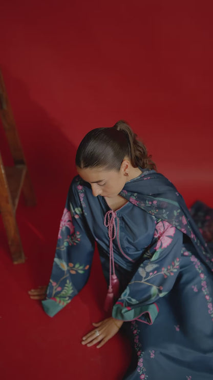 Shab-e-Ghum – Printed 3-Piece Dress (Stitched)