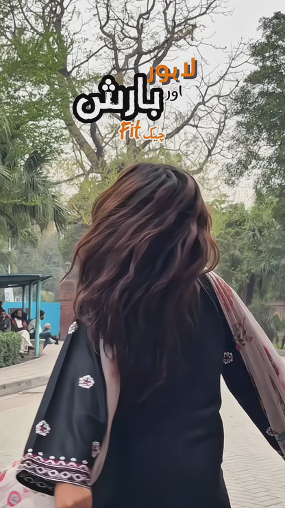 Sindhi Embroidered Long-Length Suit